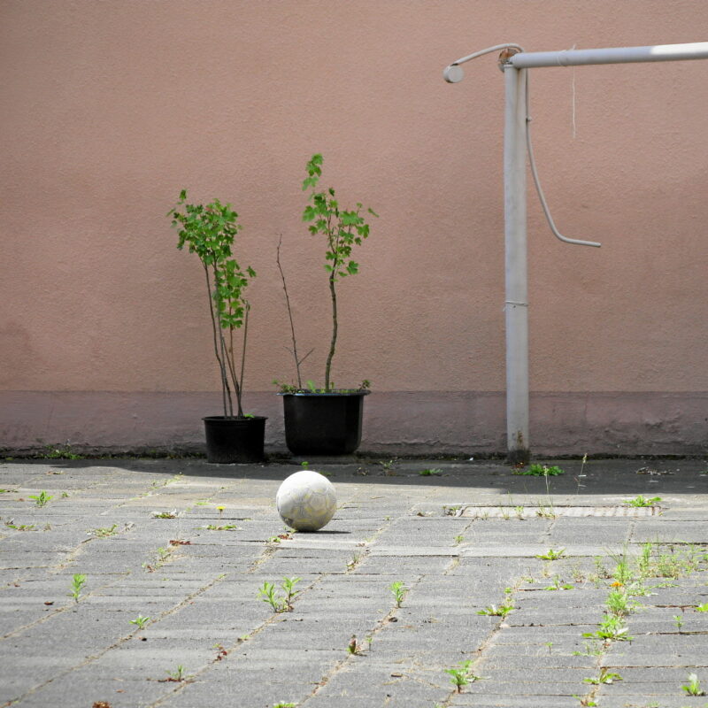 Gepflasterter Hinterhof (Nürnberg, Espanstraße)
